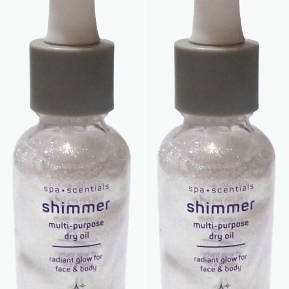 Spa•Scentials Shimmer Multi-purpose Dry Oil silver lining 1Fl Oz (Set of 2) - Picture 1 of 3